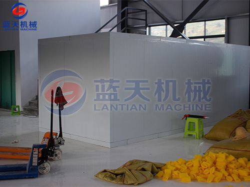 海南果蔬烘干機安裝現場